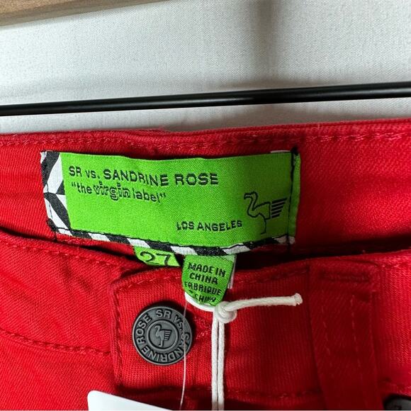 SANDRINE ROSE x Free People High Waisted Skinny Jeans NWT in Size 27 - Picture 2 of 5